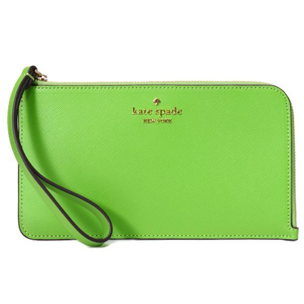 ケイトスペード ポーチ katespade ポーチ レザー L字 ジップ