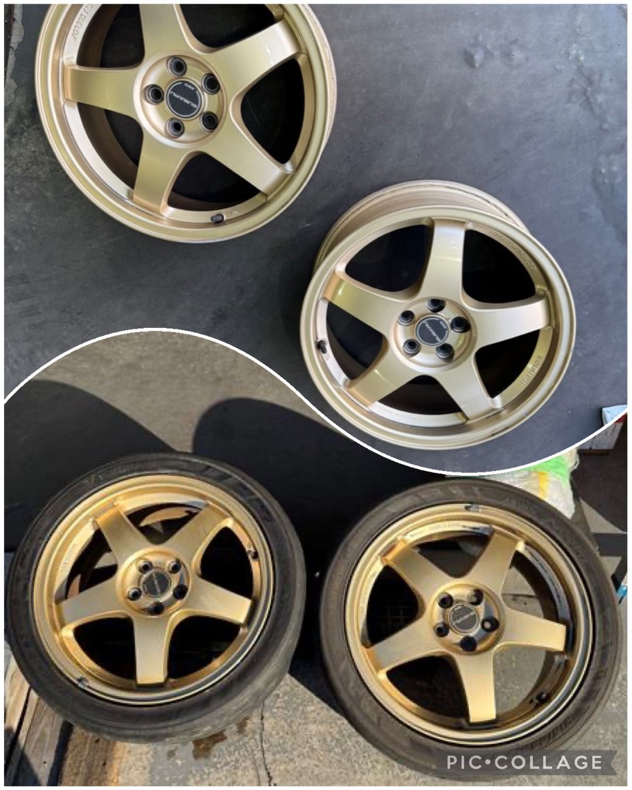 RAYS製 スバル純正オプション 鍛造 【 17×7J +55 100 5H 4本 】 インプレッサ フォレスター XV エクシーガ等