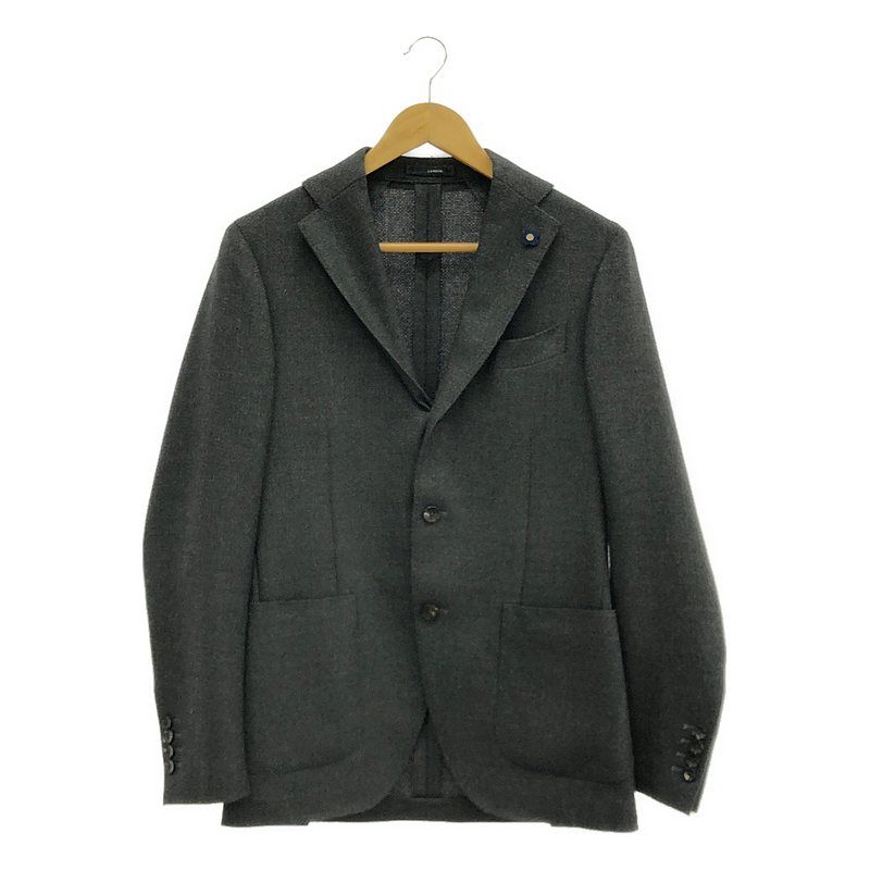 LARDINI / ラルディーニ | ウール 3B テーラードジャケット | 44 | グレー | メンズ
