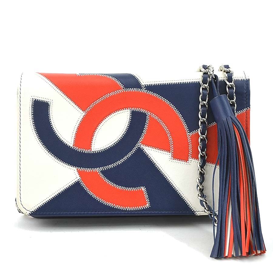 シャネル CHANEL 斜め掛けショルダーバッグ ウォレットチェーン