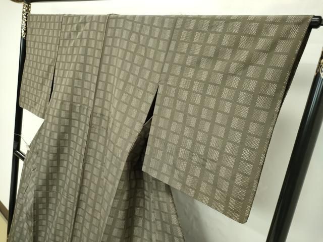 平和屋本店□極上 洗える最高級着物 ＜英＞はなぶさ謹製 小紋 単衣