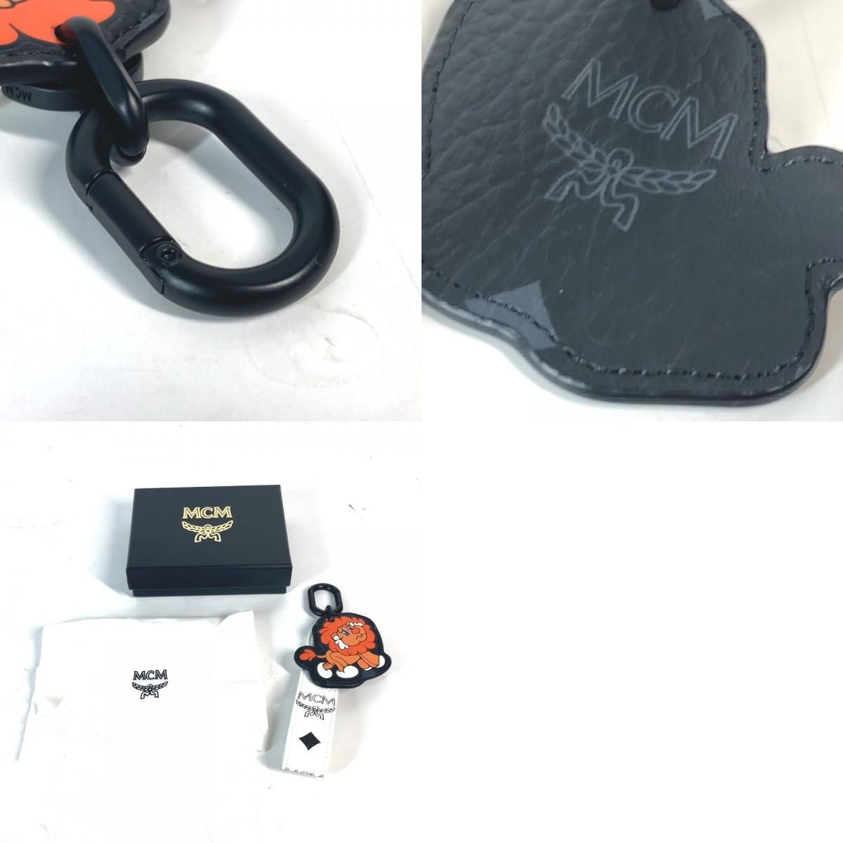 MCM エムシーエム キーホルダー ライオン ロゴ ヴィセトス レザー MCM エムシーエム キーホルダー ライオン ロゴ ヴィセトス レザー