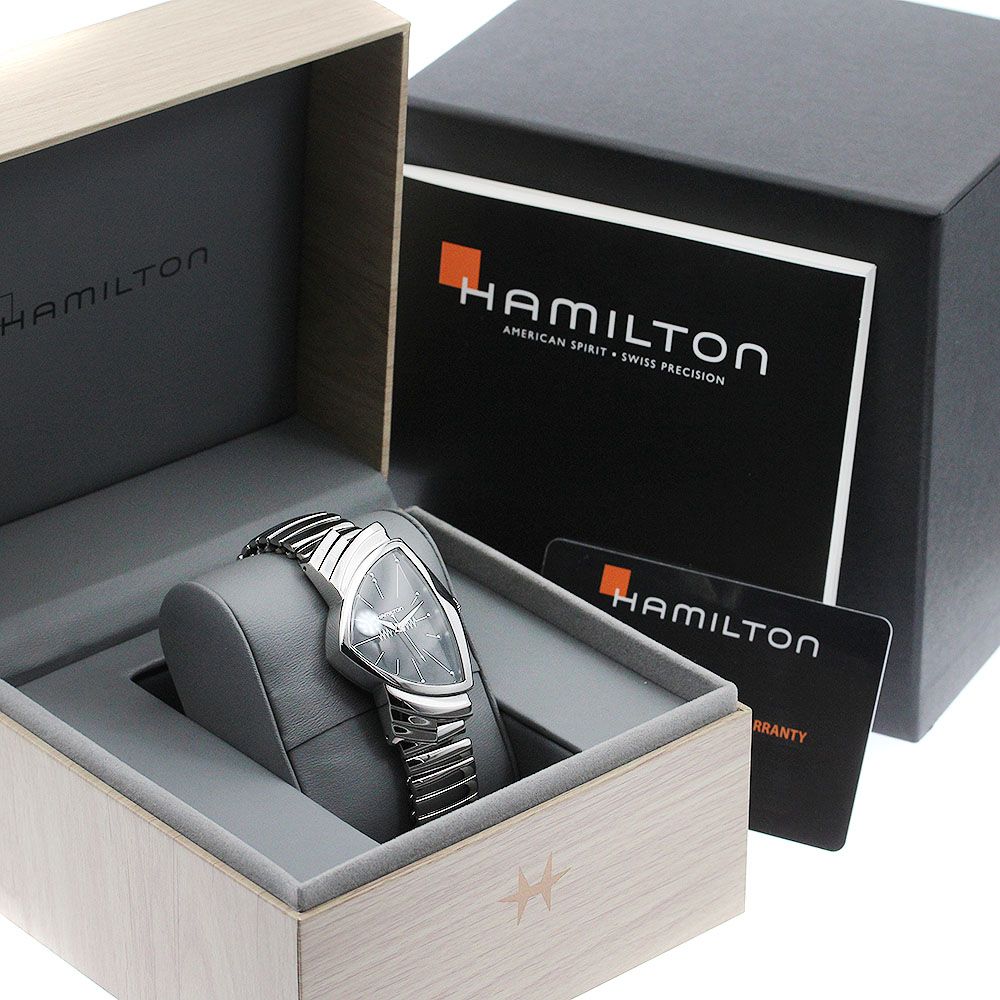 Hamilton ハミルトン　ベンチュラ　H244112 箱付き ハミルトン HAMILTON 】 腕時計 H244112 ベンチュラ SS/革