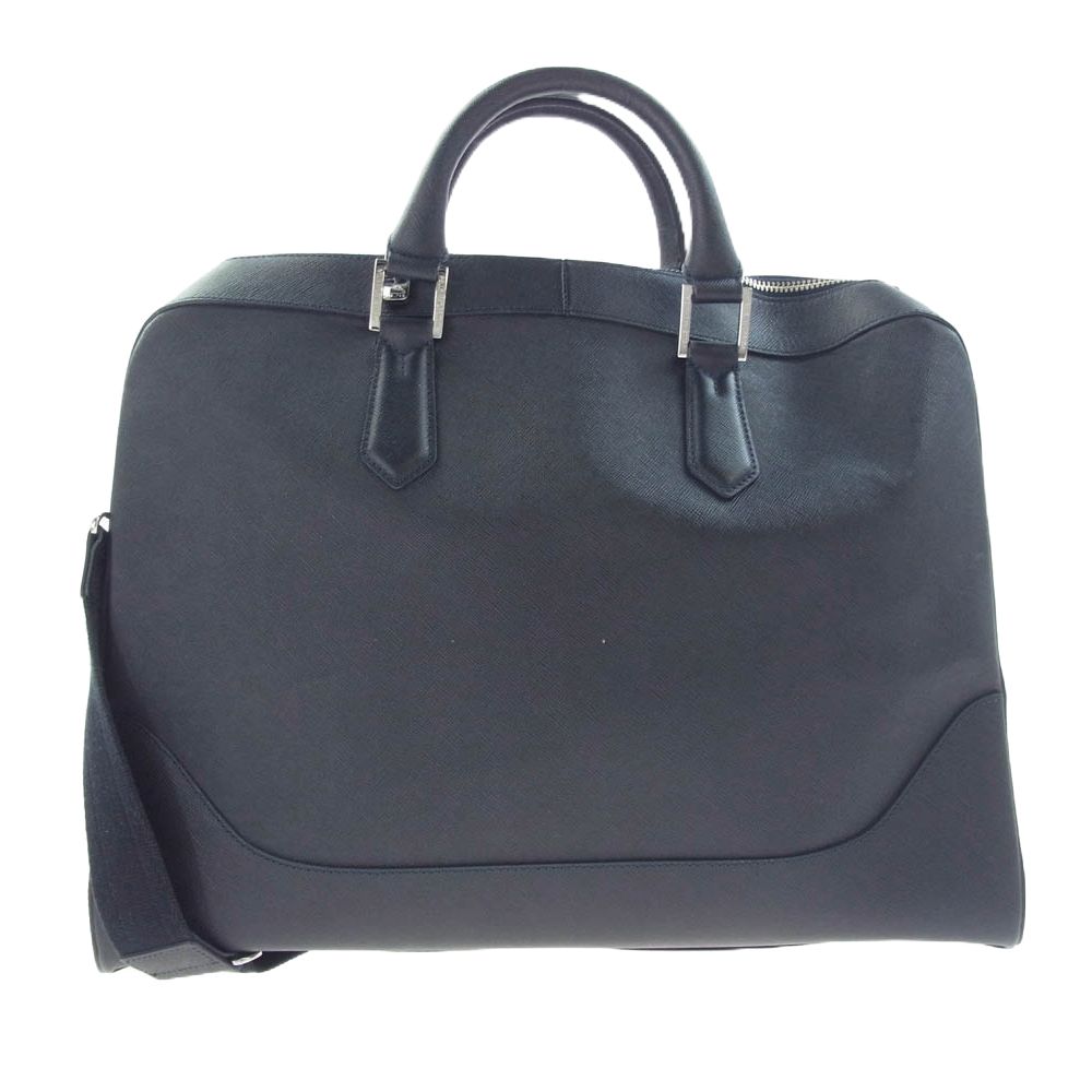 【美品】ペッレモルビダ キャピターノ CA014A ネイビー PELLE MORBIDA ペッレモルビダ キャピターノ ビジネスバッグ