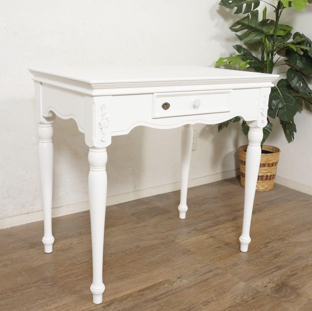 鍵付き引出し＆ディバイダー付き アンティーク調