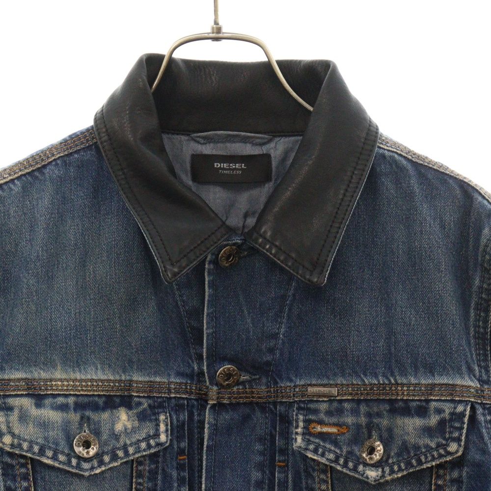 DIESEL ELSHAR コーティングデニムジャケット ブラック S DIESEL ELSHAR ブラックコーティングデニムジャケット - メルカリ