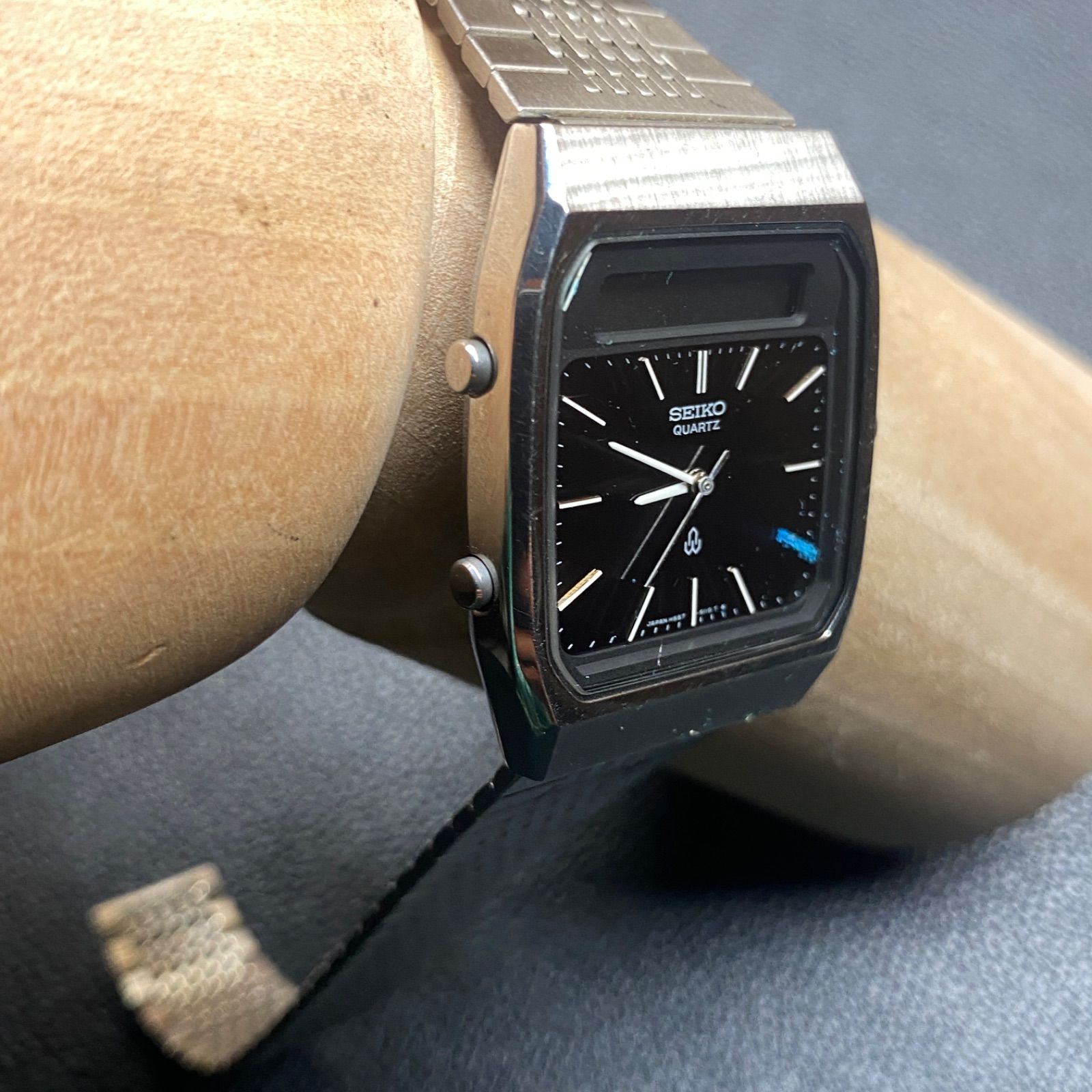 セイコー SEIKO H557-510A スクエア アナデジ ヴィンテージ メンズ