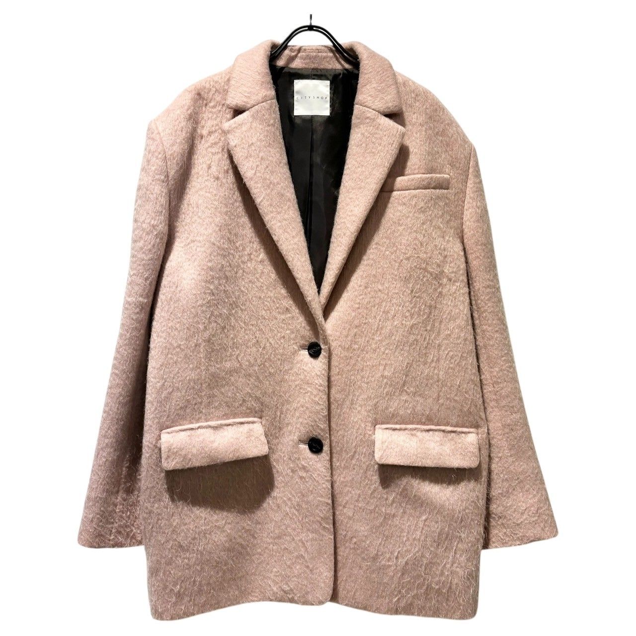 CITYSHOP★SHAGGY SINGLEジャケット:ピンク CITYSHOP (シティショップ) 24010042801030 SHAGGY SINGLE ジャケット