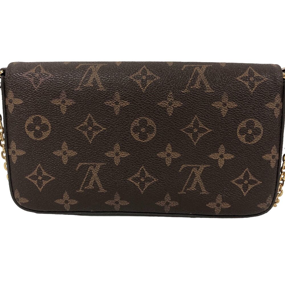 LOUIS VUITTON/ルイヴィトン ビトン M81896 フェリシー モノグラム レザー ポシェット ブラウン レディース ブランド