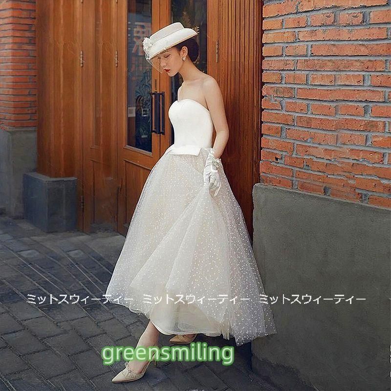 ウェディングドレス ウエディングドレス ロングドレス ビスチェ 結婚式 二次会 花嫁 前撮りドレス ベージュ ガーデンウェディ