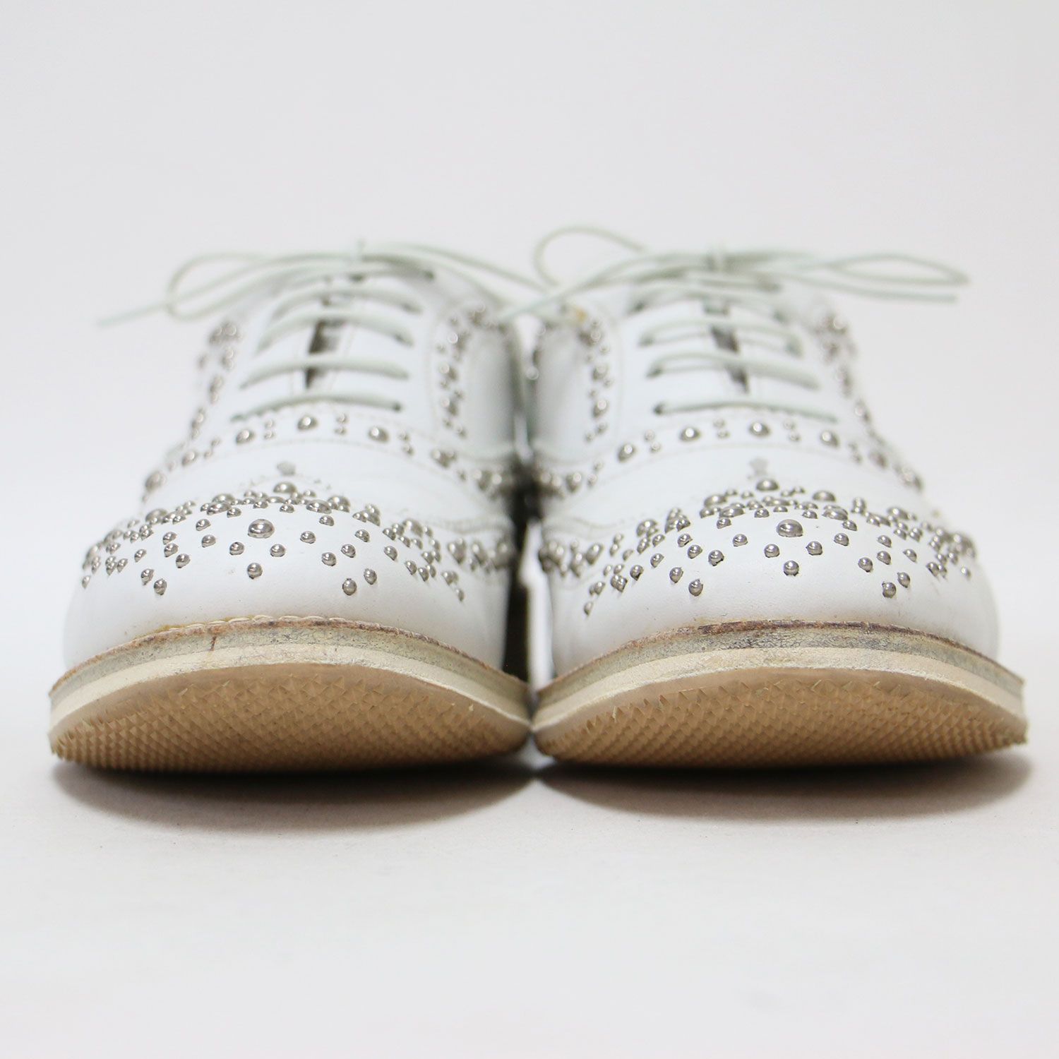 美品CHURCH'S BURWOODバイカラーウイングチップ　ベージュ×ホワイト 美品CHURCH'S BURWOODバイカラーウイングチップ ベージュ×ホワイト 美