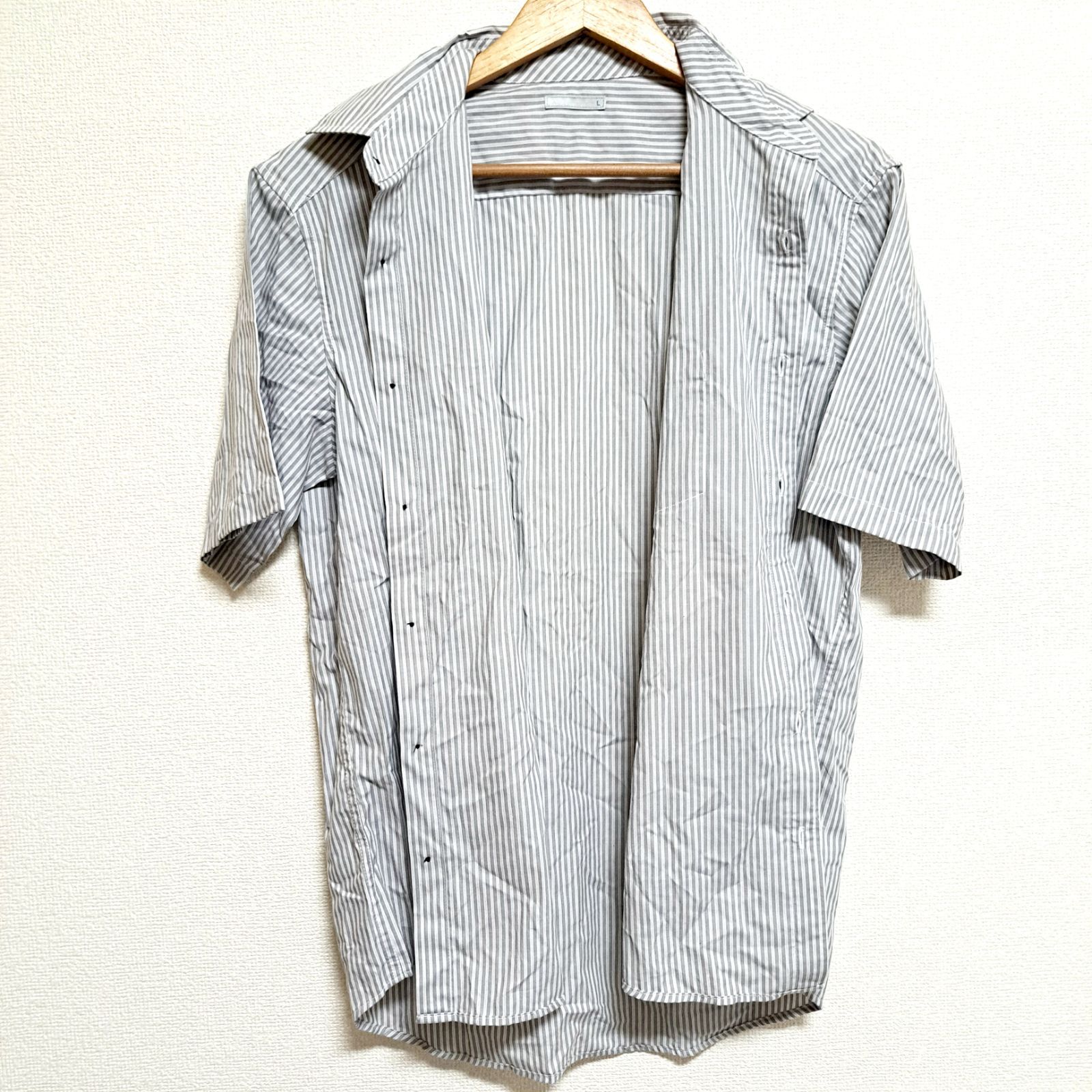 w^)b UNIQLO ユニクロ ストライプ ウェア クールビズ 薄手 夏 クール 