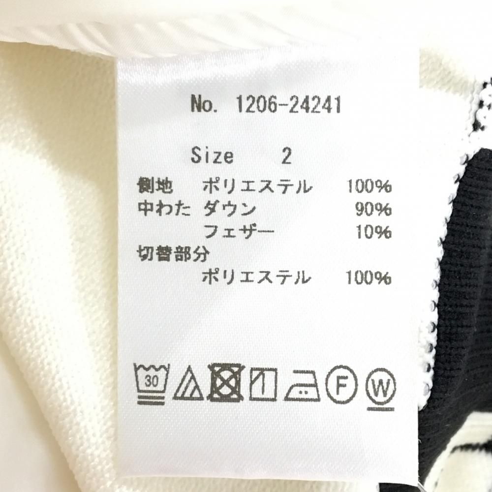 CPG ダウンスカート 白 立体ロゴ ベルト付 ダウン90％ フェザー10％ レディース 2 M ゴルフウェア モデル CPG LLC-HASEGAWATOSO_COM