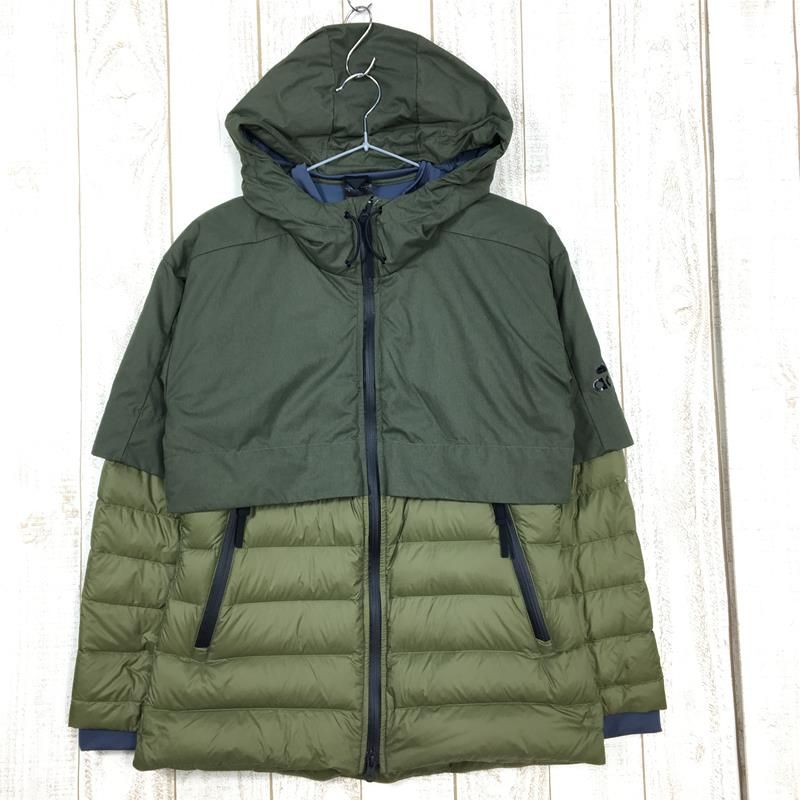 WOMENs M アディダス ZNE クライマヒート コート ダウン ジャケット フーディ ADIDAS AZ1485 グリーン系 WOMENs M アディダス ZNE クライマヒート コート ダウン