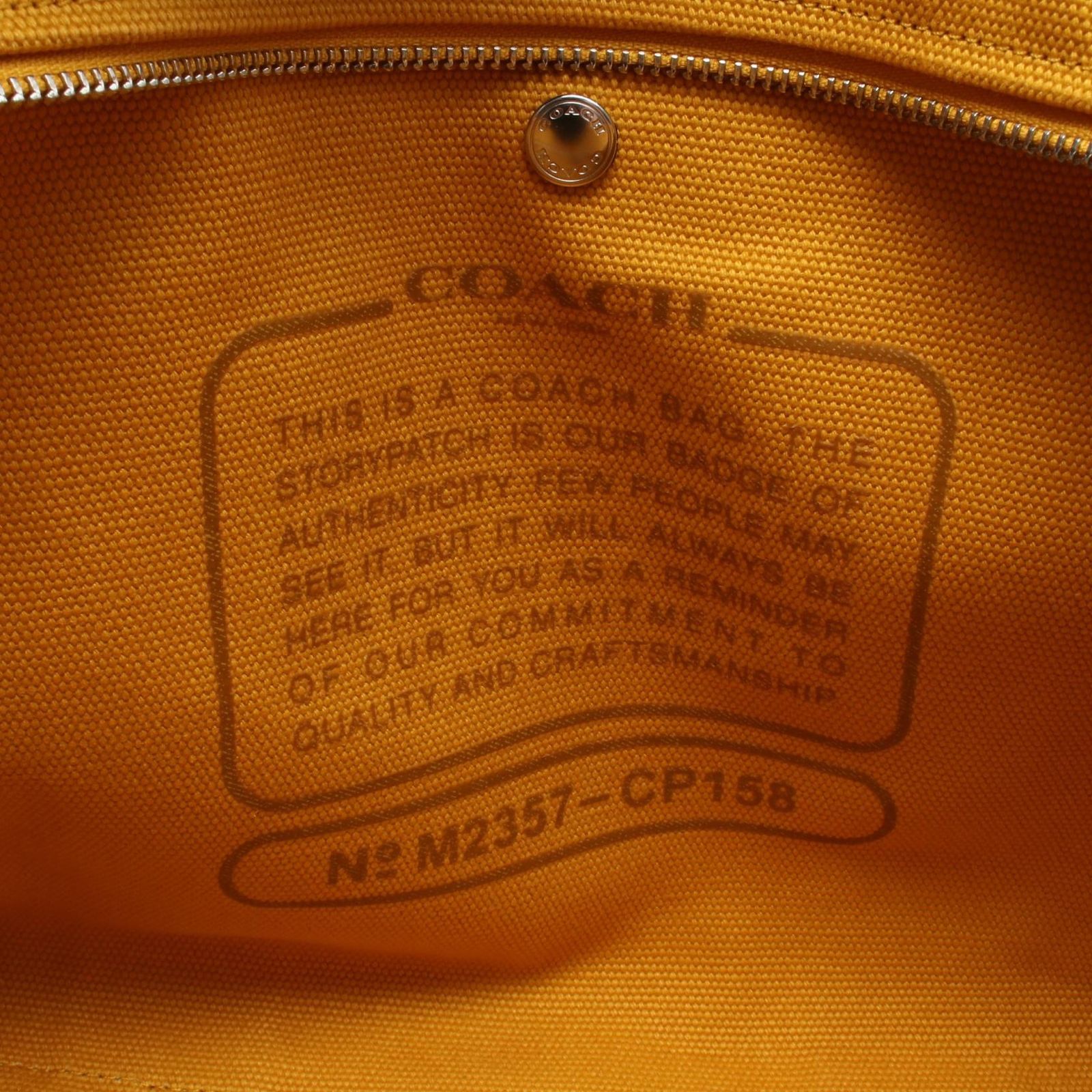 コーチ COACH トートバッグ カーゴ トート CP158 イエロー