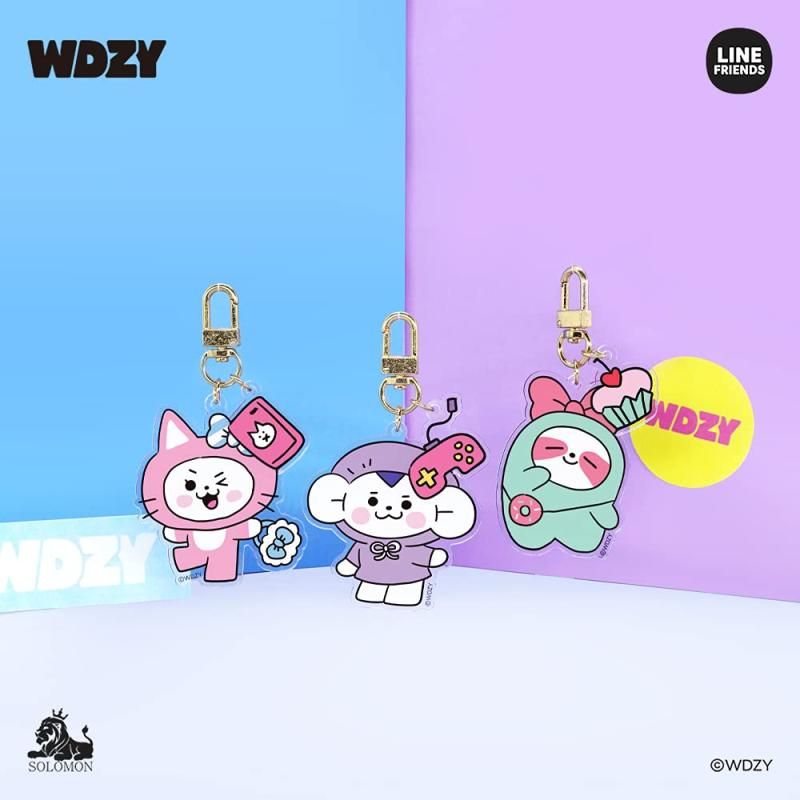 ソロモン商事 WDZY アクリルキーリング ACRYLIC KEYRING CHUNGEE