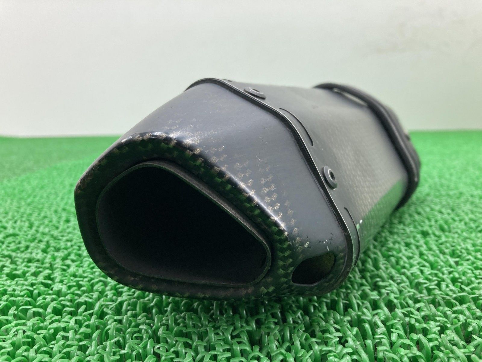 NINJA250R サイレンサーマフラー 社外 EX250K ステン ヘキサゴンサイレンサー スリップオン コケキズ無し 品薄 【中古】 31 NINJA250R サイレンサーマフラー 社外 中古 EX250K ステン ヘキサゴン