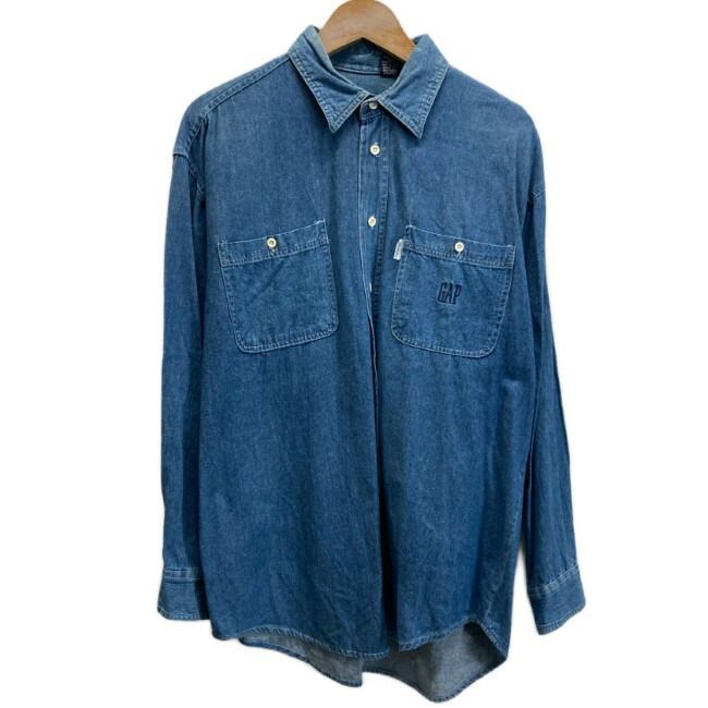 GAP 90s オールドギャップ デニムシャツ 長袖 OLD シャツ ダンガリー 