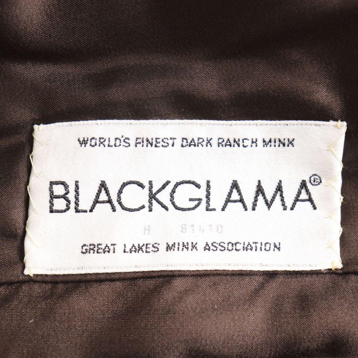 美品○FOXEY BOUTIQUE フォクシー ブティック BLACKGLAMA ブラック