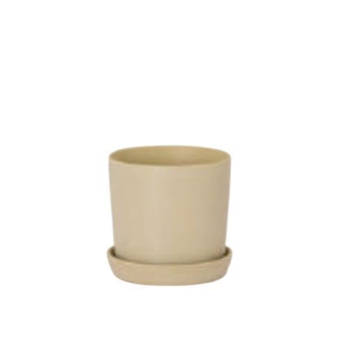 花 観葉植物用ポット エステリ 11 L Recycled Plastic POT 6個入り 83102 底穴あり 受皿付き 代引き不可 小型ポット FARM p137