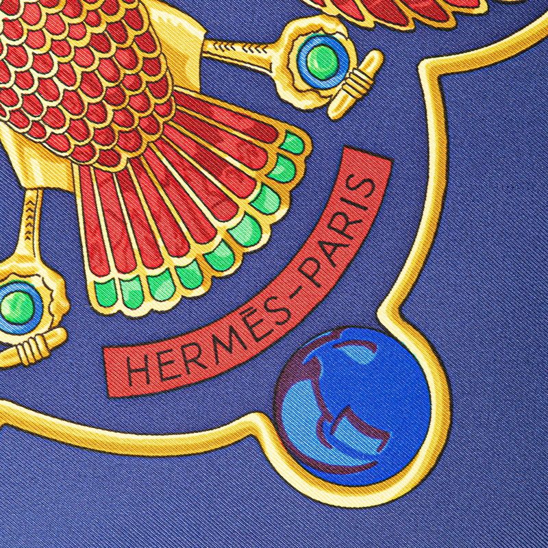 HERMES 古代エジプト　90年代 HERMES - 【ヴィンテージ】エルメス スカーフ カレ90 古代