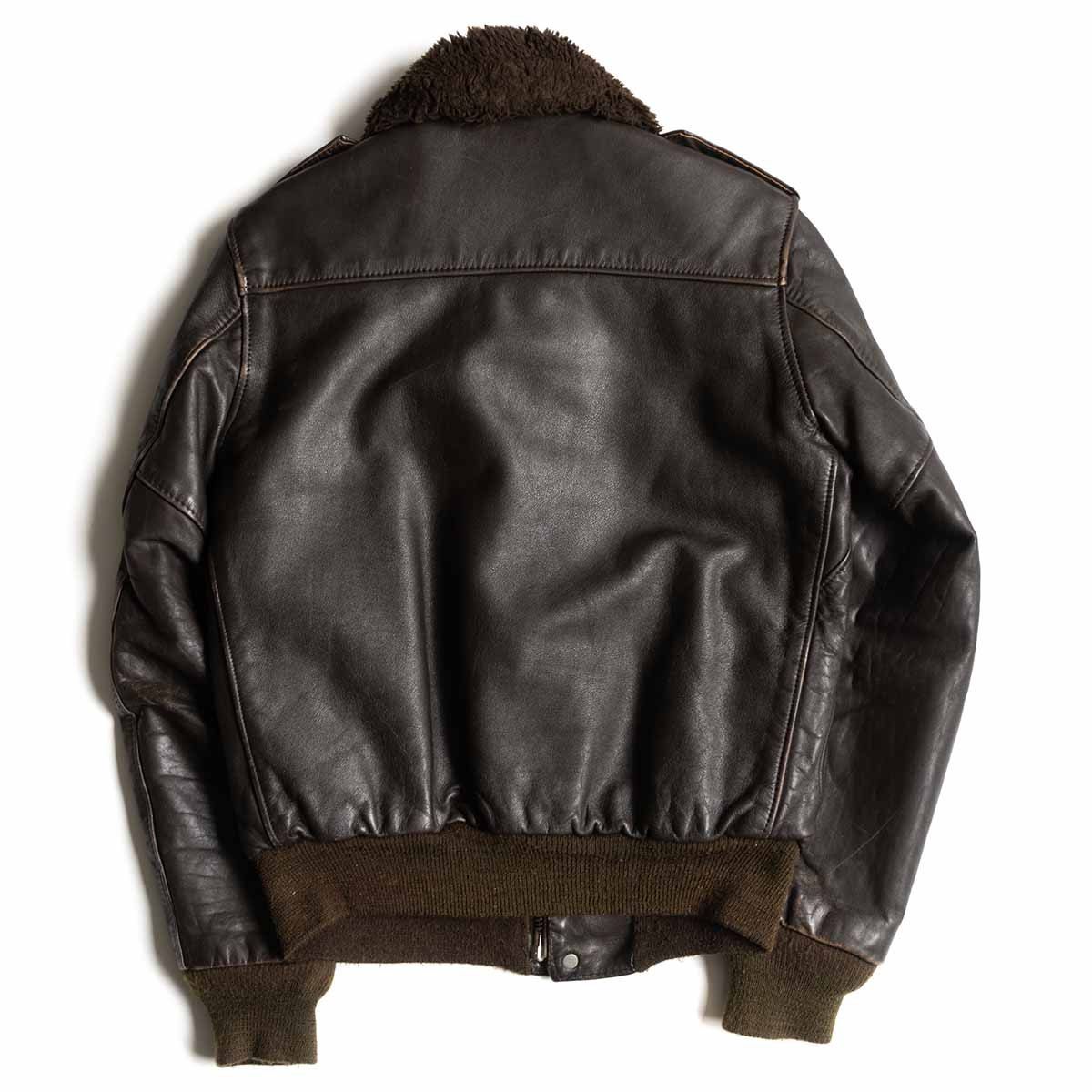雰囲気抜群】SCHOTT【type G-1 レザー フライト ジャケット】36