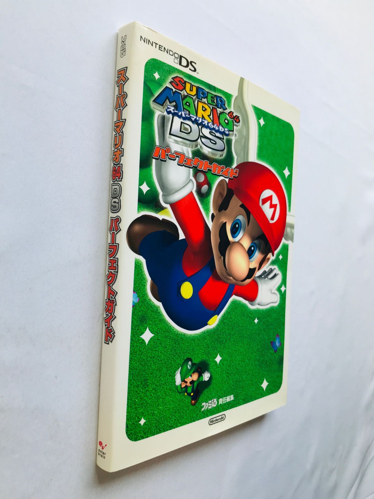 スーパーマリオ64 DS パーフェクトガイド 攻略本 初版 チラシ Super
