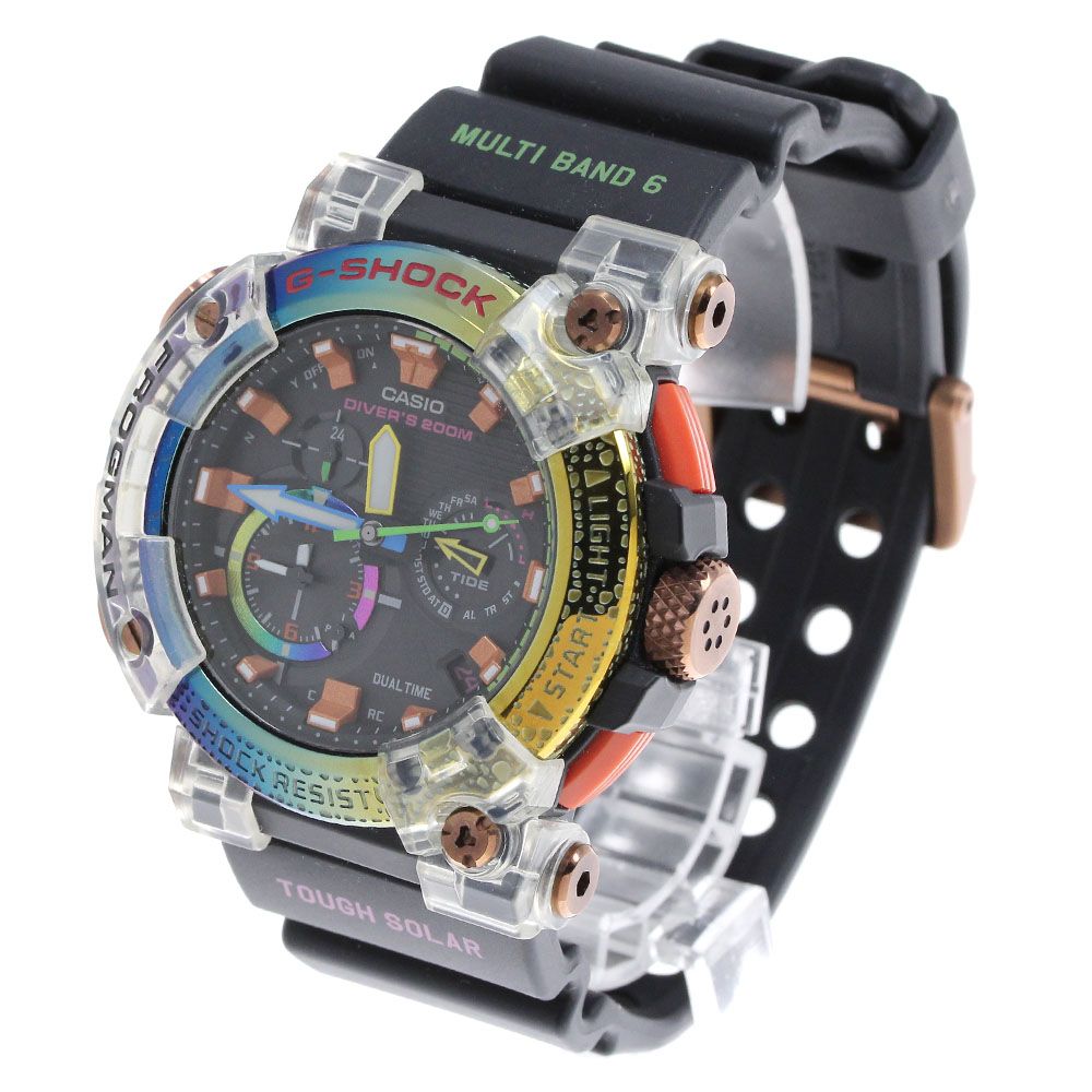カシオ CASIO GWF-A1000BRT-1AJR G-SHOCK フロッグマン ボルネオ レインボー トード ソーラー電波 メンズ _817496