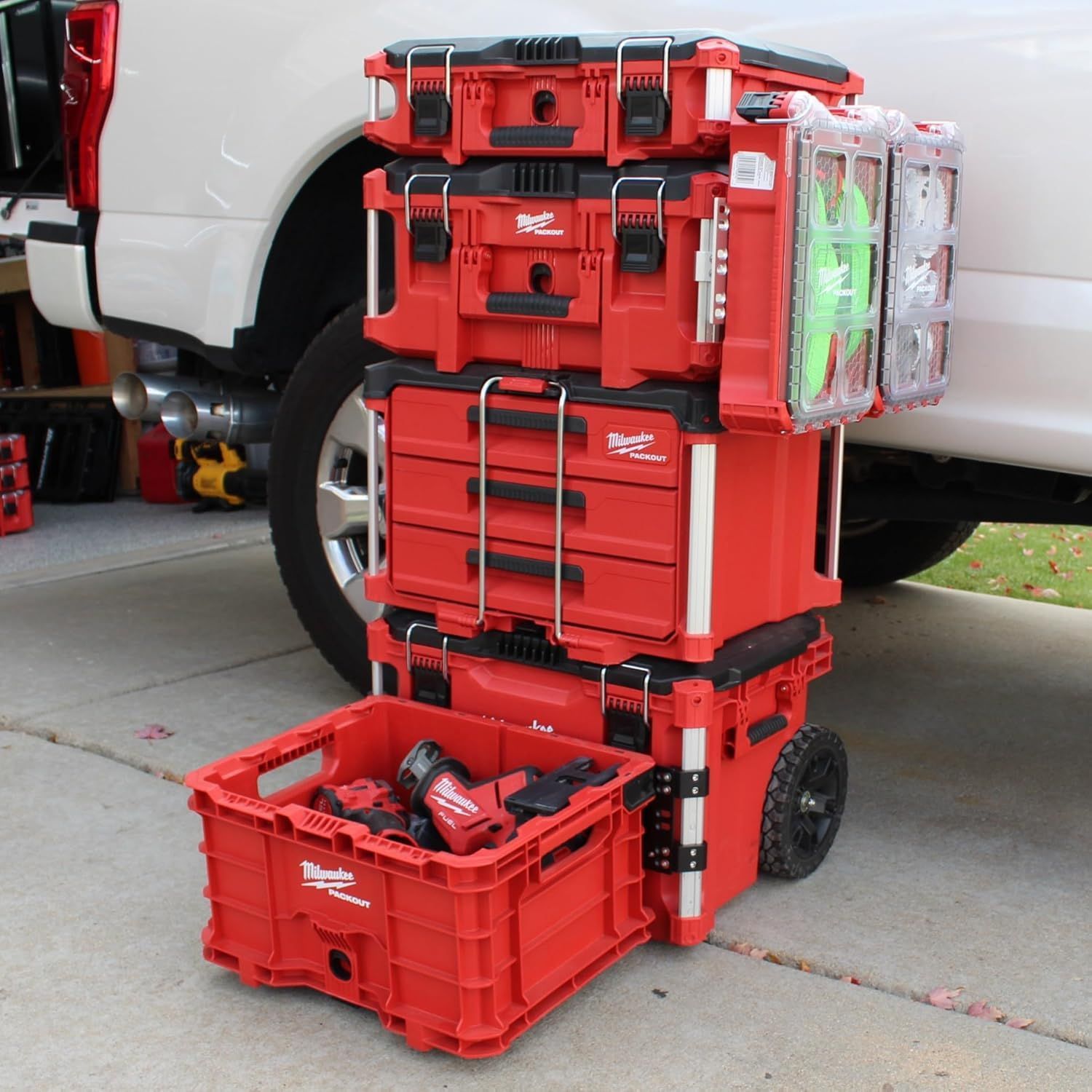 Milwaukee PACKOUT用 カスタムパーツ フルパックアウトマウント シルバー USTAUSTRALIA_COM_AU