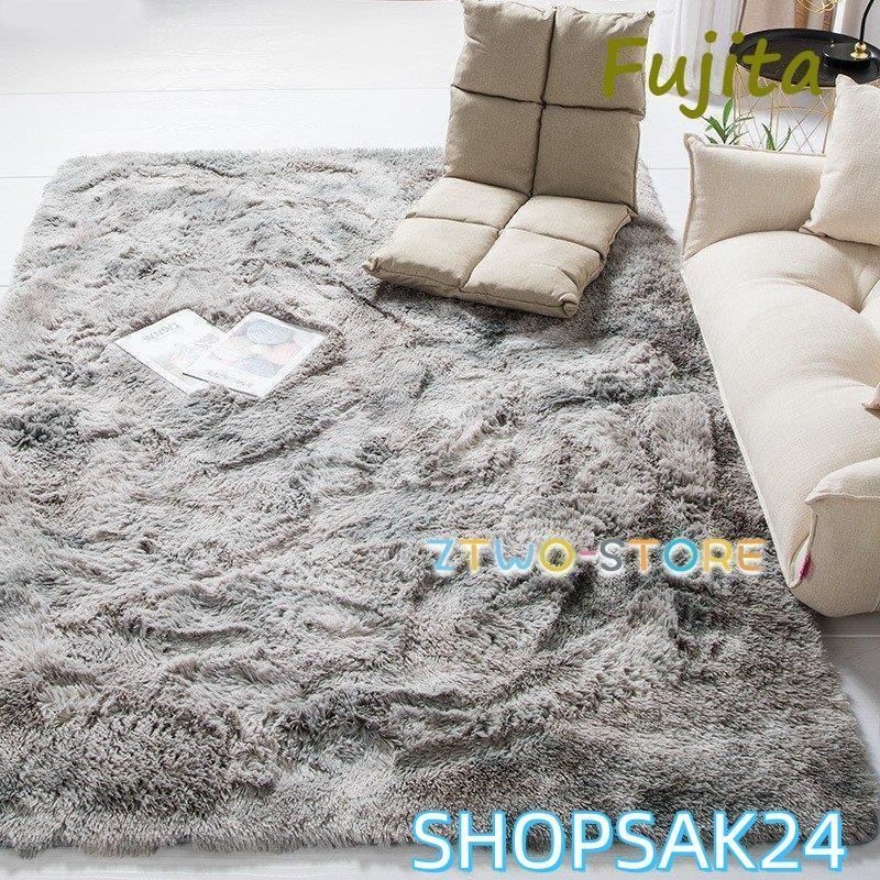 カーペット ラグマット 絨毯 おしゃれ 厚手 シャギーラグ 洗える 北欧 200 250 300 3畳 6畳 120×200685 HRDEVELOPMENT_JP