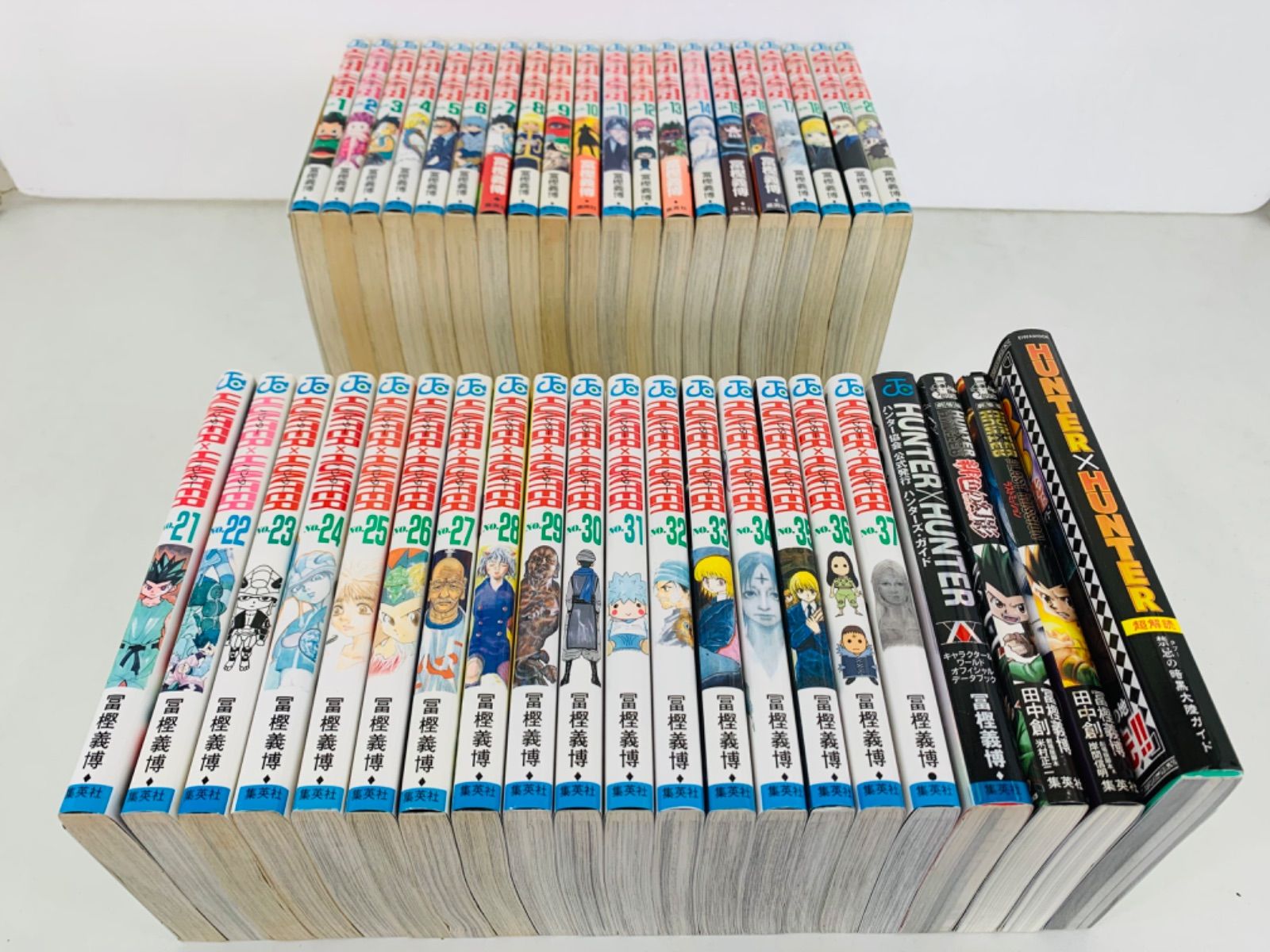 漫画コミック【HUNTER×HUNTER ハンター×ハンター 1-37巻＋ガイド＋緋色 