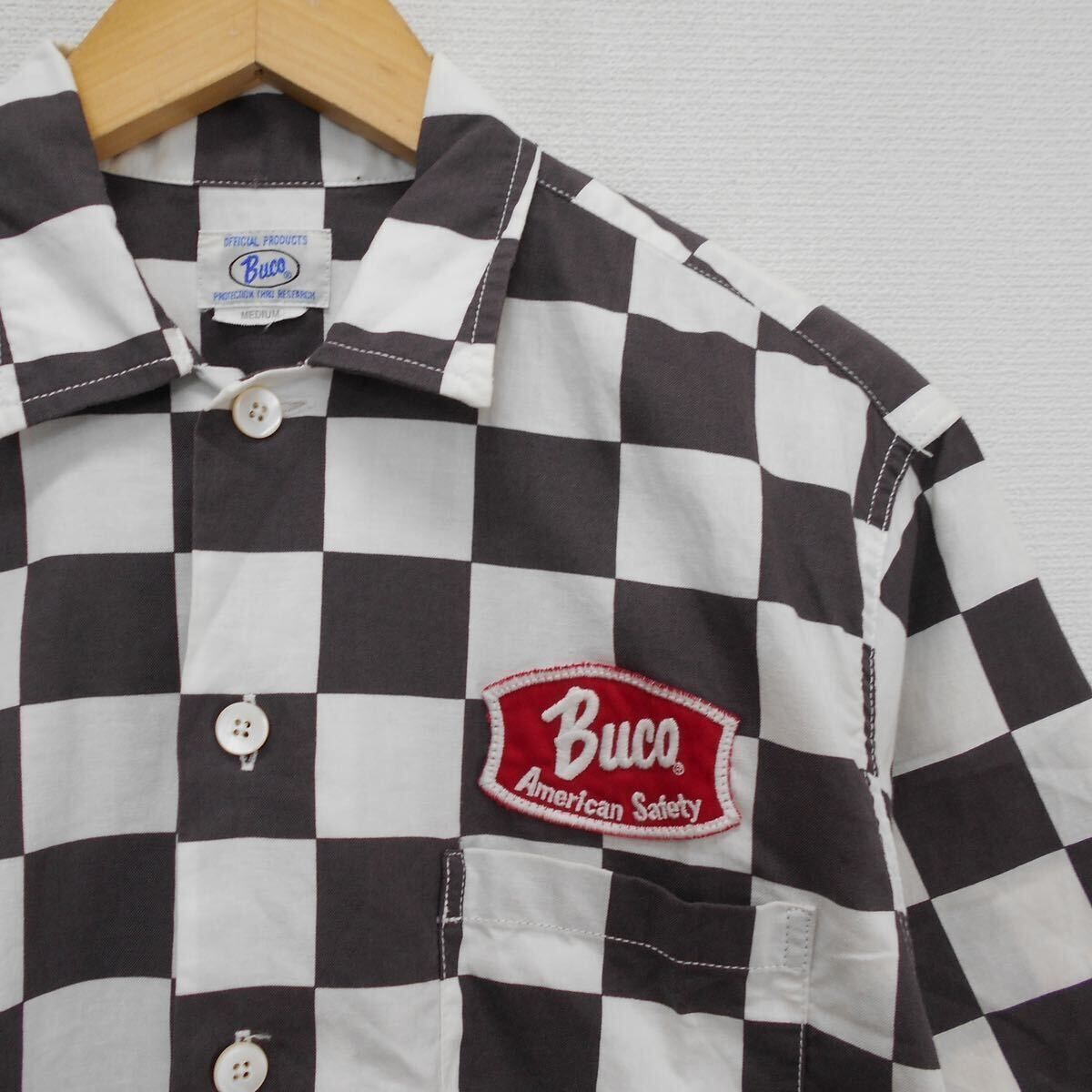 【REAL McCOYS】BUCO リアルマッコイズ ブコ 半袖シャツ 刺繍 BUCO ブコ THE REAL McCOY'S リアルマッコイズ チェッカー