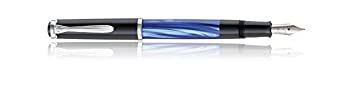 Pelikanクラシックm205?Piston Fill万年筆ブルーMarble Extra Fineペン先