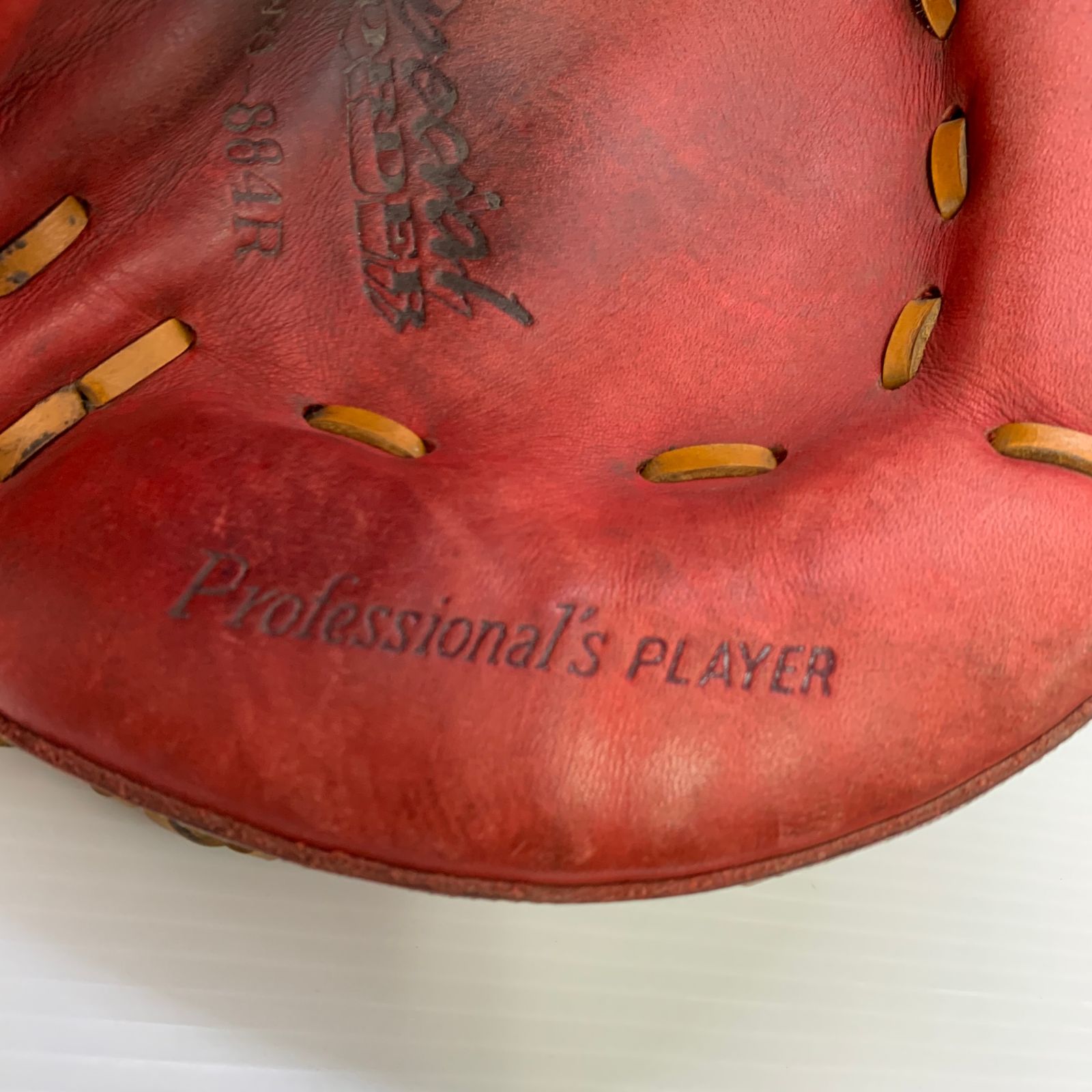 軟式用ハイゴールド　スペシャルオーダー　特注ファーストミット　右投げ右利き用 軟式用ハイゴールド スペシャルオーダー 特注ファーストミット