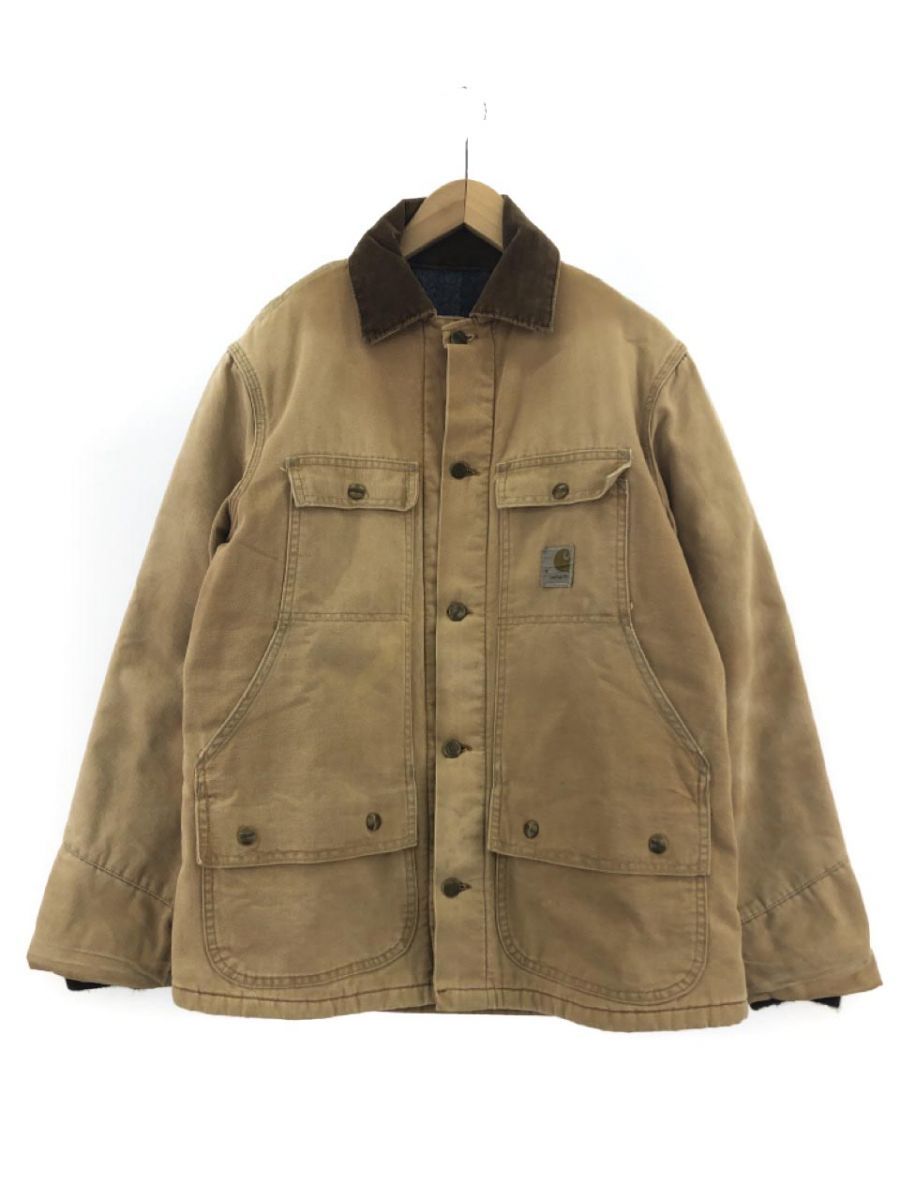 Carhartt カーハート ダック ジャケット sizeM/ベージュ系 メンズ