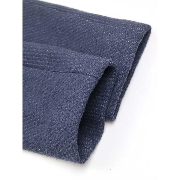 N.HOOLYWOODエヌハリウッド12AWウールチェスターコートブルーサイズ:36