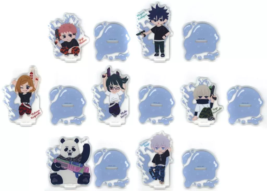 呪術廻戦　まとめ売り　一番くじ　セガラッキーくじ　アクリルスタンド　パネル 中古】アクリルスタンド・アクリルパネル 全7種セット アクリル