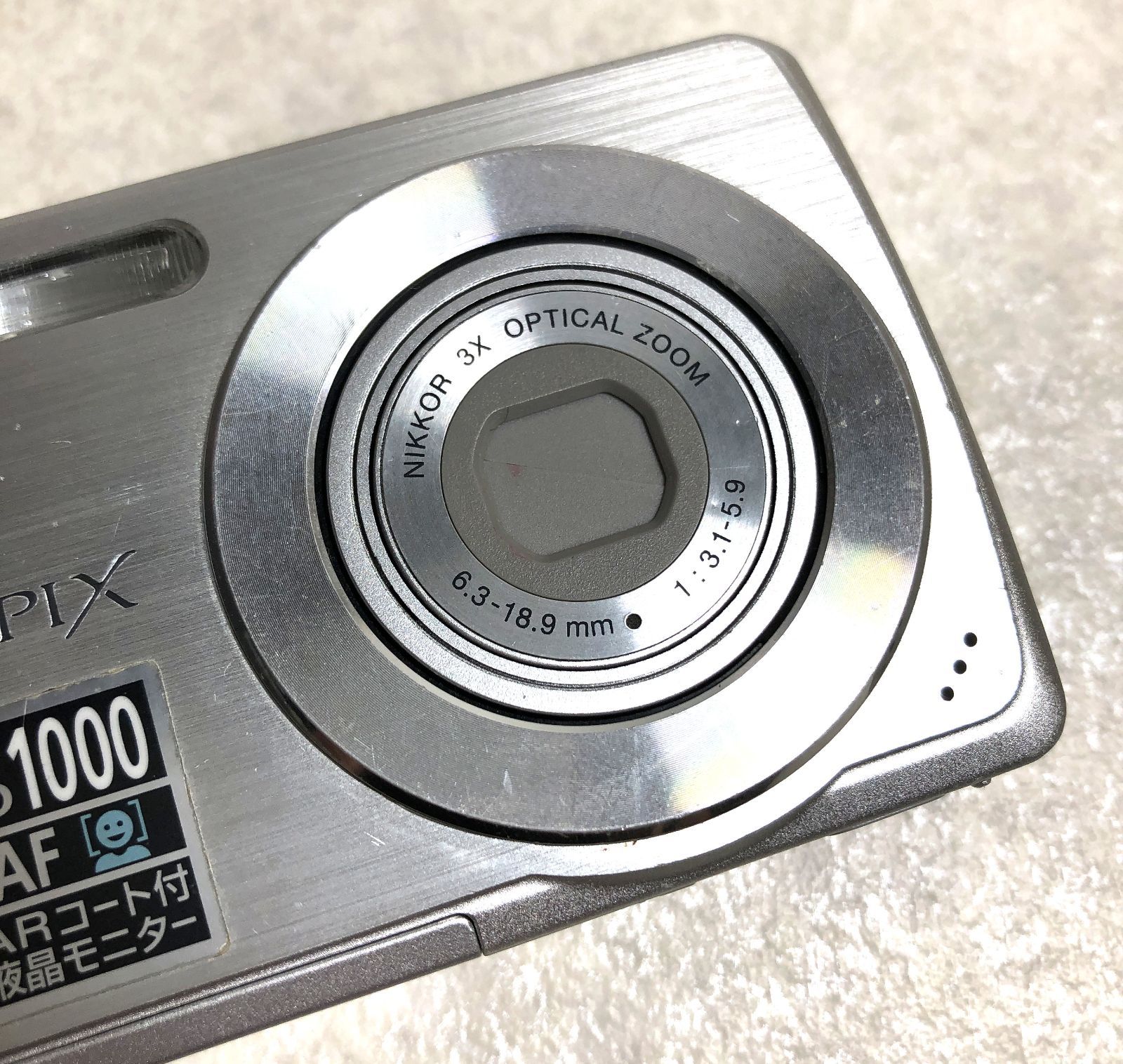 DH946】訳アリ Nikon COOLPIX S200 コンパクトデジタルカメラ デジカメ