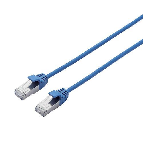 5個セット エレコム LANケーブル|CAT7準拠|スリム|5m|ブルー LD-TWSS|BU5X5