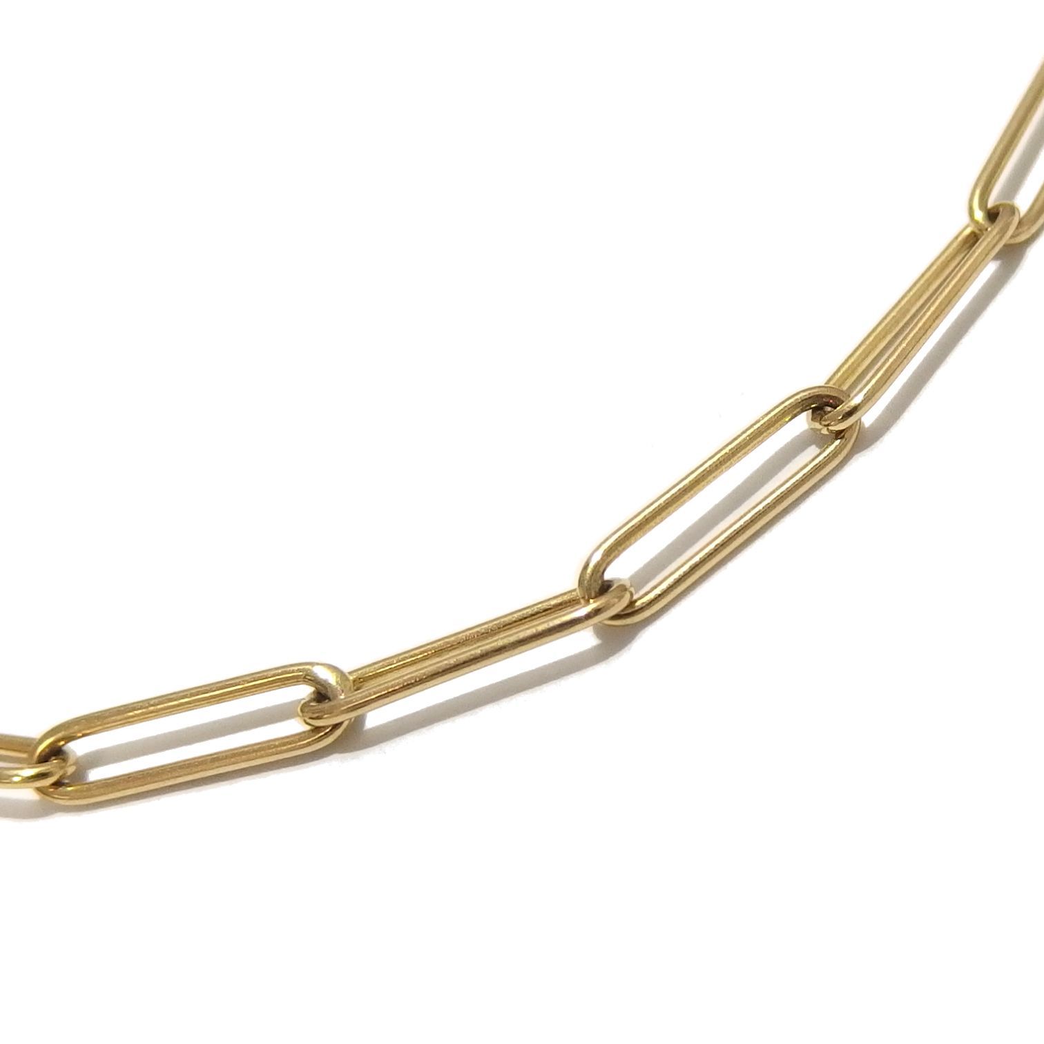 美品hirotaka ヒロタカK18 ラダー チェーン ブレスレット