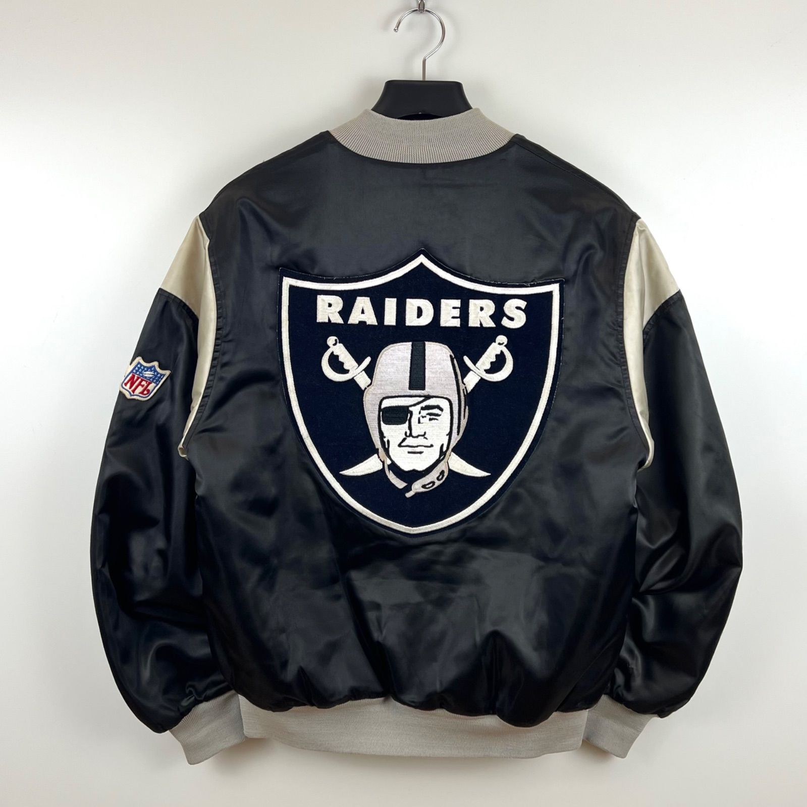 CHALK LINE 90s USA VTG NFL RAIDERS virsity jacket M チョークライン