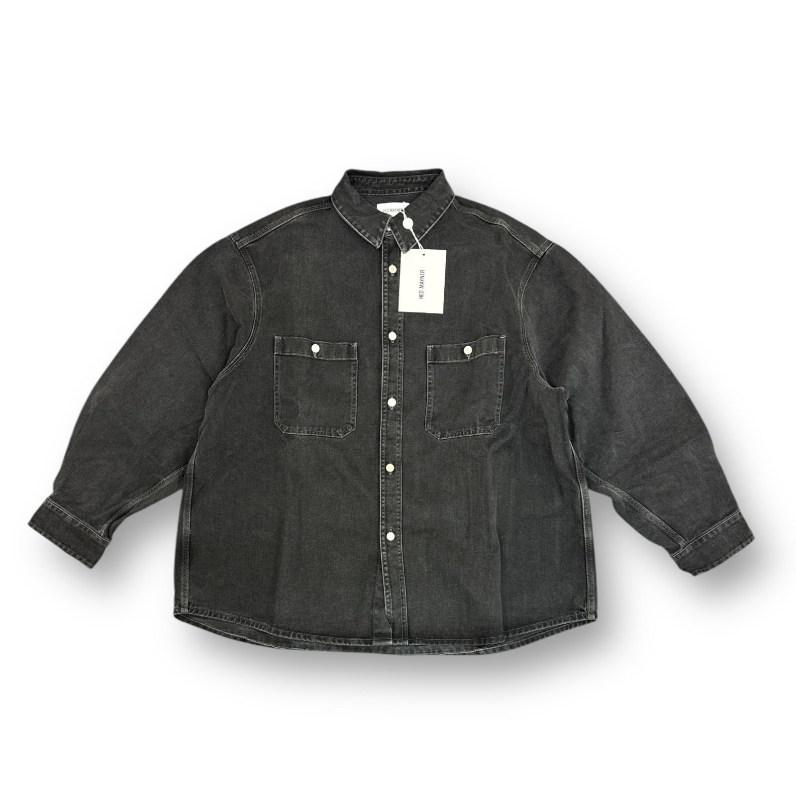 ジャケット・アウター HED MAYNER FADED BLACK HEAVY DENIM SHIRT HED MAYNER FADED BLACK HEAVY DENIM SHIRT 【公式通販】