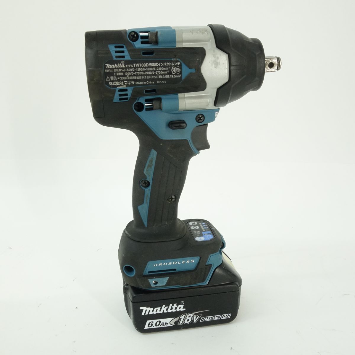 makita マキタ TW700D 充電式インパクトレンチ バッテリー付き