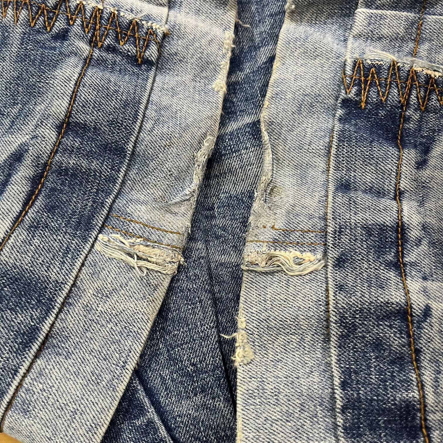 MLVINCE(メルヴィンス)23AWダメージ加工フレアジーンズ デニムパンツ MLVINCE(メルヴィンス)23AW/秋冬 トレンド感ある新作のフレア