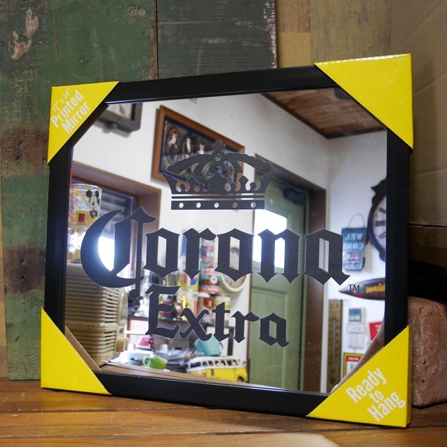 コロナ パブミラー インテリア ウォールミラー 鏡 CORONA EXTRA LABEL ガレージミラー バロックヴァレンティーナグレー 100×190 cm ミラー - ミラー・鏡の通販 ｜【KARE】ドイツの家具・インテリア 雑貨「カレジャパン公式オンラインストア」