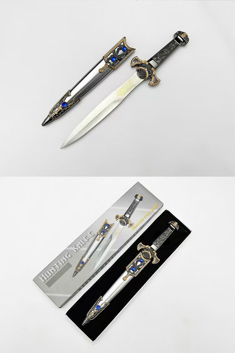 ポケット短剣」装飾剣（全長35cm・炭素鋼製）西洋短剣 西洋剣