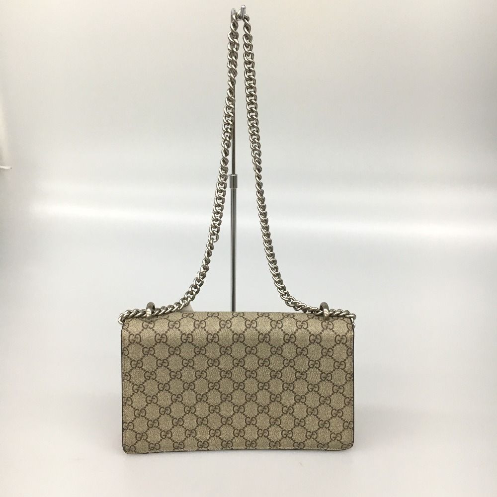 △△GUCCI グッチ  デュオニュソス  ショルダーバッグ GGスプリーム   グレー×レッド グレー×レッド GUCCI（グッチ） △△ デュオニュソス ショルダーバッグ GGスプリーム