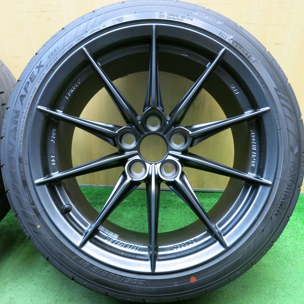 希少】新車外し！25年☆トヨタ GR カローラ 純正 BBS 鍛造 235/40R18
