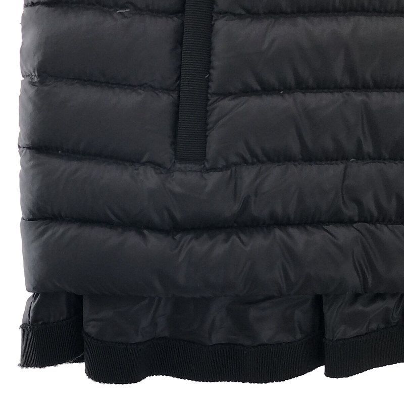 MONCLER / モンクレール | LUCILA GILET フリルデザイン フーデッド ダウンベスト | 0 | レディース - メルカリ