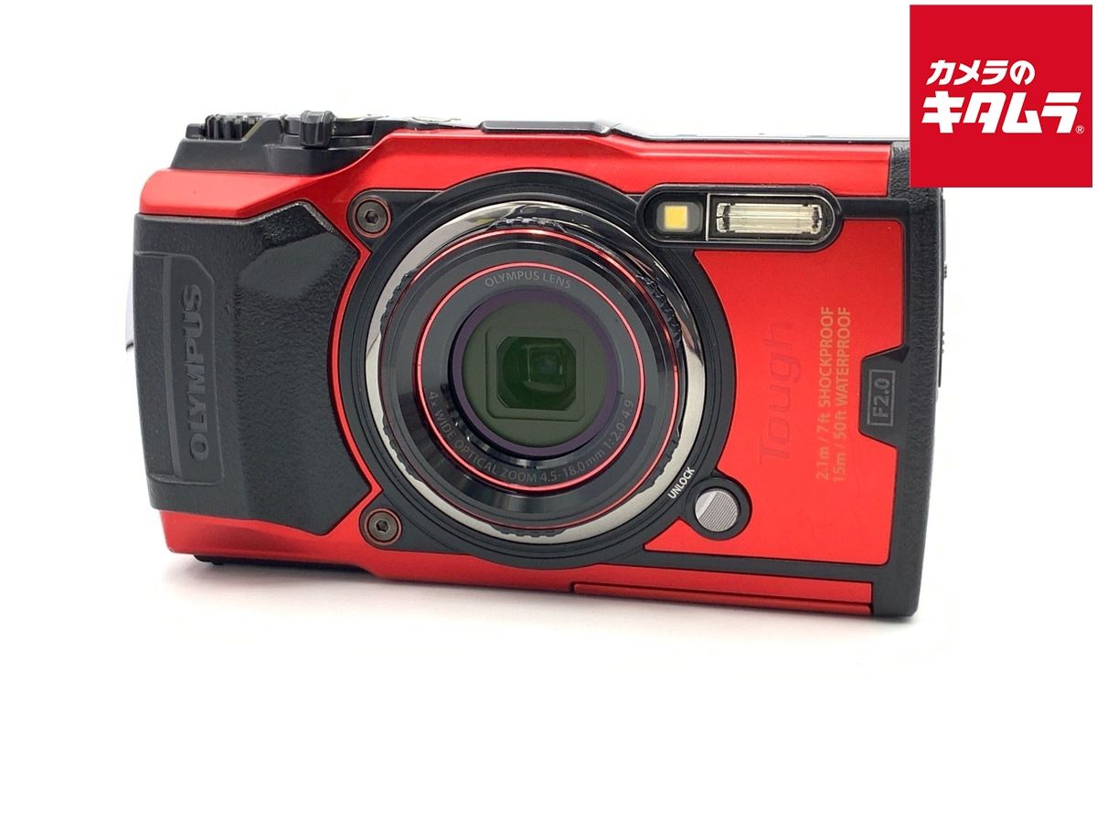 並品 オリンパス Tough TG-6 RED レッド